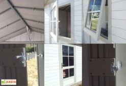 Grosfillex Abri De Jardin PVC Deco 11 -Solid || Axi || EXIT TOYS Soldes Boutique detail abri jardin deco 2