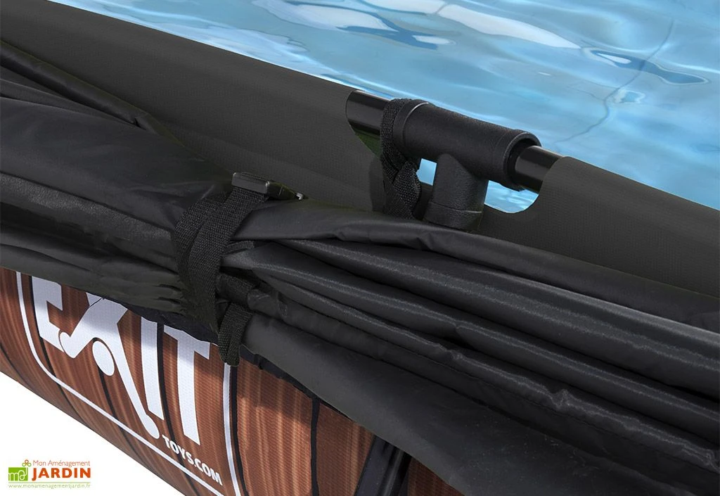 EXIT TOYS Piscine Hors Sol Tubulaire Rectangulaire – 300 X 200 X 65 Cm + Ombrage 7 EXIT TOYS Piscine Hors Sol Tubulaire Rectangulaire – 300 X 200 X 65 Cm + Ombrage – Image 5