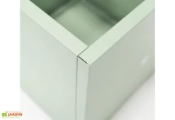 Jardinière Cube Vert Cactus En Métal Thermolaqué – 50 X 50 X 50 Cm -Solid || Axi || EXIT TOYS Soldes Boutique detail coin cube jardiniere hg08976105