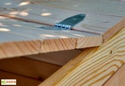 Composteur En Bois Douglas 1800 L – 145 X 125 X 105 Cm -Solid || Axi || EXIT TOYS Soldes Boutique detail couvercle composteur jardin bois 2