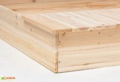 Pinolino Bac à Sable En Bois 120 L 118 X 112 Cm – Lennart -Solid || Axi || EXIT TOYS Soldes Boutique details bac a sable bois 120l