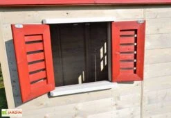 Aire De Jeux En Bois Avec Portique Balançoire Et Toboggan Éléphant -Solid || Axi || EXIT TOYS Soldes Boutique details maisonnette bois portique balancoire toboggan elephant