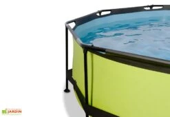 EXIT TOYS Piscine Hors Sol Tubulaire Ronde – 244 X 76 Cm -Solid || Axi || EXIT TOYS Soldes Boutique details piscine ronde 244cm exit toys