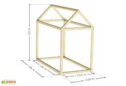 Cabane Enfant En Bois D’activité Libre Soulet – Discover -Solid || Axi || EXIT TOYS Soldes Boutique dimensions cabane bois enfant soulet discover