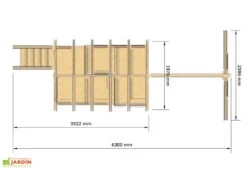 Maison Pour Enfant En Bois Autoclave Avec Toboggan Et Balançoires - Pin -Solid || Axi || EXIT TOYS Soldes Boutique dimensions cabane pour enfant sur pilotis en pin traite autoclave 2