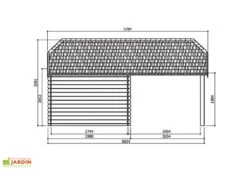 Solid Abri De Jardin Bois Cork 28mm (298x298cm) -Solid || Axi || EXIT TOYS Soldes Boutique dimensions chalet s8507 1