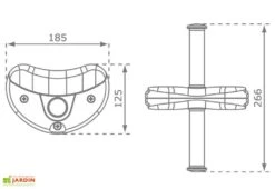 Tyrolienne Para -Solid || Axi || EXIT TOYS Soldes Boutique dimensions tyrolienne 1