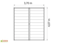 Grosfillex Abri De Jardin PVC Utility 11 -Solid || Axi || EXIT TOYS Soldes Boutique dimensions utility11