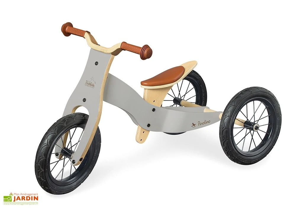 Pinolino Draisienne Bois Évolutive Vélo Sans Pédale 3 Roues – Oskar (pls Col) 6 Pinolino Draisienne Bois Évolutive Vélo Sans Pédale 3 Roues – Oskar (pls Col) – Image 4