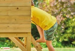 Cabane En Bois Pour Enfant Avec Toboggan – TP Treetops -Solid || Axi || EXIT TOYS Soldes Boutique echelle cabane bois enfant treetops tp toys