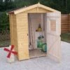 Abri De Jardin Bois Eden (1,6x1,2) 16mm+Plancher -Solid || Axi || EXIT TOYS Soldes Boutique ed1612 2