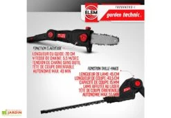 Outil De Jardinage 3 En 1 : Taille-haies, élagueuse Et Coupe Bordures – 20 V 9 Outil De Jardinage 3 En 1 : Taille-haies, élagueuse Et Coupe Bordures – 20 V -Solid || Axi || EXIT TOYS Soldes Boutique elageuse sur batterie