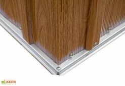 Abri De Jardin En Acier Galvanisé Imitation Bois 4 M² 13 Abri De Jardin En Acier Galvanisé Imitation Bois 4 M² -Solid || Axi || EXIT TOYS Soldes Boutique embase abri jardin acier galvanise imitation bois 4m