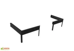 Halls Embase Pour Serre Adossée Qube Lean-to 26 En Acier Galvanisé