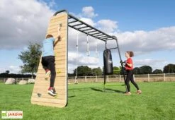 EXIT TOYS Aire De Jeux Avec Balançoire, Sac De Frappe Et Trapèze – GetSet MB320