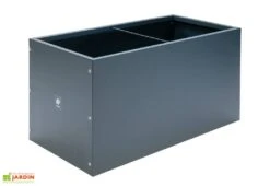 Jardinière Rectangulaire En Métal Thermolaqué Gris Anthracite -Solid || Axi || EXIT TOYS Soldes Boutique ensemble jardiniere2 hg