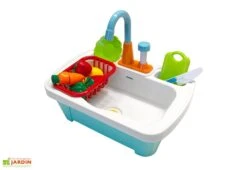 Axi Table Sable Et Eau En Bois De Hemlock + Parasol - 110 X 93 X 50 Cm -Solid || Axi || EXIT TOYS Soldes Boutique evier plastique table sable eau axi