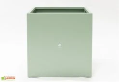 Jardinière Cube En Métal Thermolaqué - 70 X 70 X 70 Cm -Solid || Axi || EXIT TOYS Soldes Boutique face jardiniere vert hg 1