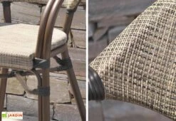 Chaise De Jardin Aluminium Et Textilène Empilable -Solid || Axi || EXIT TOYS Soldes Boutique fauteuil de jardin ushuaia