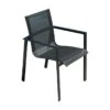 Fauteuil En Aluminium Et Textilène Anthracite Miami -Solid || Axi || EXIT TOYS Soldes Boutique fauteuil jardin aluminium textilene 1