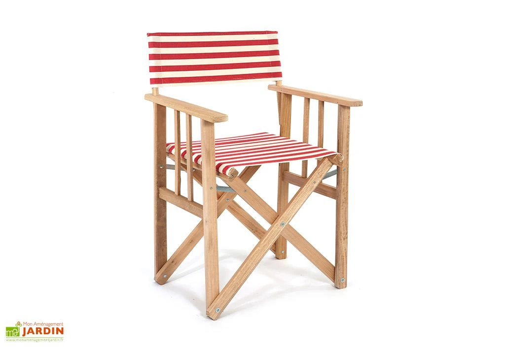 Fauteuil De Jardin Metteur En Scène En Bois Et Tissu Lona 6 Fauteuil De Jardin Metteur En Scène En Bois Et Tissu Lona – Image 4