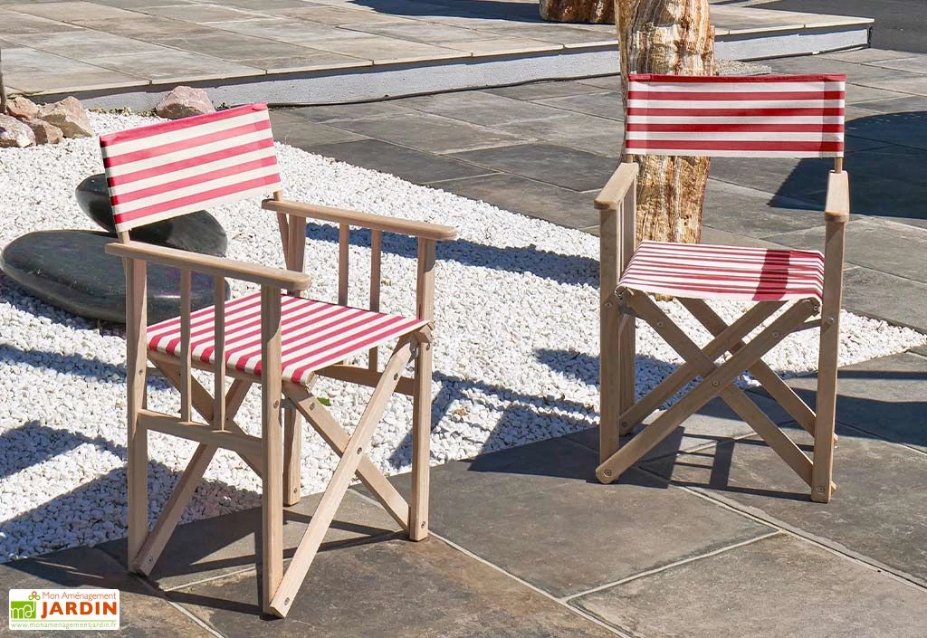 Fauteuil De Jardin Metteur En Scène En Bois Et Tissu Lona 7 Fauteuil De Jardin Metteur En Scène En Bois Et Tissu Lona – Image 5