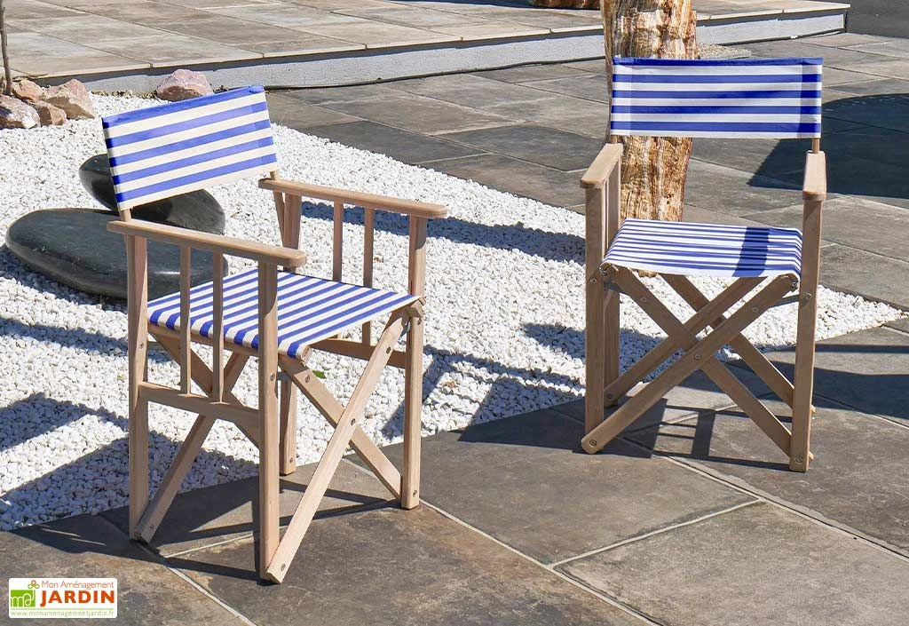 Fauteuil De Jardin Metteur En Scène En Bois Et Tissu Lona 5 Fauteuil De Jardin Metteur En Scène En Bois Et Tissu Lona – Image 3