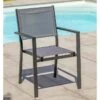 Fauteuil De Jardin Empilable En Aluminium Et Textilène Tolede -Solid || Axi || EXIT TOYS Soldes Boutique fauteuil jardin empilable aluminium textilene tolede