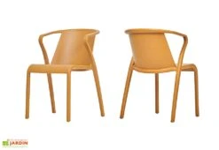 Fauteuil De Jardin Empilable En Polypropylène Renforcé – Fado -Solid || Axi || EXIT TOYS Soldes Boutique fauteuil jardin empilable plastique 2 1