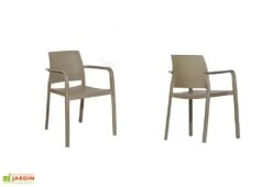 Fauteuil De Jardin Empilable En Polypropylène Renforcé – Dock -Solid || Axi || EXIT TOYS Soldes Boutique fauteuil plastique empilable 01