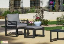 Hevea Salon De Jardin Bas En Aluminium Piave – 4 Places -Solid || Axi || EXIT TOYS Soldes Boutique fauteuils de salon de jardin aluminium