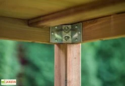 Table De Jardin En Bois Autoclave 200 Cm + 2 Bancs – Daugavpils -Solid || Axi || EXIT TOYS Soldes Boutique fixation plateau table jardin bois ekju 253654