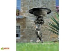 Fontaine De Jardin En Fonte Avec Circuit Fermé - Angelot -Solid || Axi || EXIT TOYS Soldes Boutique fontaine fonte 20litres pompe angelot