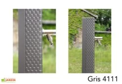 Fontaine De Jardin En Fonte Borne Pixel Avec Vasque -Solid || Axi || EXIT TOYS Soldes Boutique fontaine jardin fonte dommartin pixel vasque gris 4111