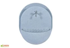 Roto Fontaine Murale En Polyéthylène Avec Robinet Mars – 70 X 52 X 90 Cm -Solid || Axi || EXIT TOYS Soldes Boutique fontaine murale polyethylene mars gris