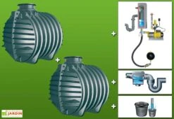 Cuve Recuperateur Eau Clever M 12000 L -Solid || Axi || EXIT TOYS Soldes Boutique g0002067 01b