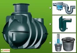 Kit Cuve Recuperateur Eau Enterree 2000 L -Solid || Axi || EXIT TOYS Soldes Boutique g0002244