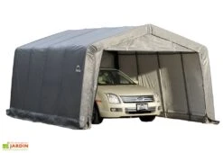 Garage Souple Et Mobile En Acier Et Polyéthylène 18 M² - 5 X 3,5 M