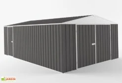Garage En Métal Galvanisé XXL Grande Longueur 20 M² -Solid || Axi || EXIT TOYS Soldes Boutique garage acier galvanise easyshed xxl 300x665 1 1