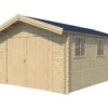 Garage En Bois D’Épicéa Avec Toit En Shingle 21 M² -Solid || Axi || EXIT TOYS Soldes Boutique garage bois epicea brut toit shingle 21 m