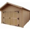 Garage De Jardin En Bois D’épicéa Brut 60 Mm – 24,23 M² -Solid || Axi || EXIT TOYS Soldes Boutique garage jardin bois epicea brut 24m2