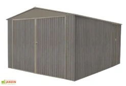 Garage En Métal Look Bois Vieilli 17,47 M² 1 Voiture -Solid || Axi || EXIT TOYS Soldes Boutique garage metal look bois vieilli 480x380cm 4