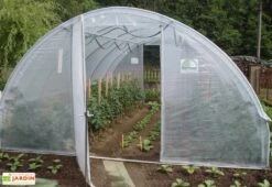 Serre Tunnel Tonneau En Polyéthylène 27 M² - Gothique 6 X 4,5 M -Solid || Axi || EXIT TOYS Soldes Boutique gothique 6 m 2 portes web