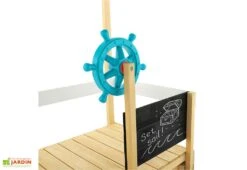 Bac à Sable En Bois Coulissant Pour Enfants – TP Bateau Pirate Ahoy -Solid || Axi || EXIT TOYS Soldes Boutique gouvernail bateau pirate bac a sable
