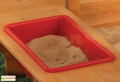 KidKraft Bac à Sable En Bois Avec Auvent Bleu Et Blanc 160 Cm -Solid || Axi || EXIT TOYS Soldes Boutique grand bac a sable auvent protege enfant bache 3