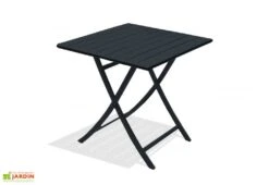 Guéridon Pliant Marius 70x70 -Solid || Axi || EXIT TOYS Soldes Boutique gueridon pliant aluminium gris anthracite 2 personnes