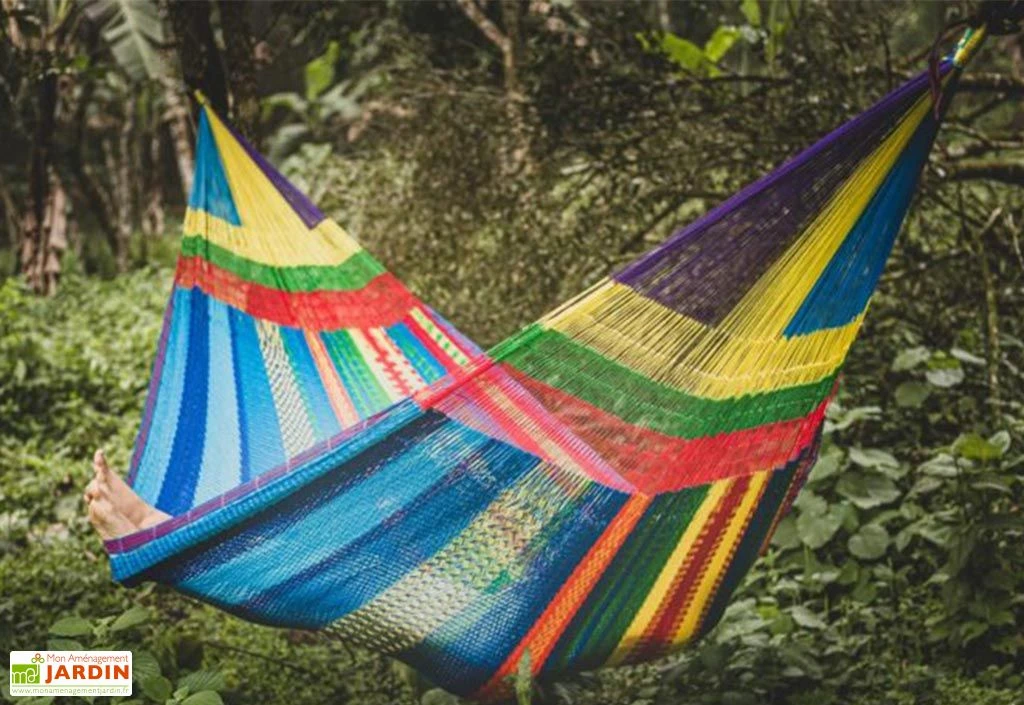 Hamac Double En Nylon Fait Main 2,20 X 2,30 M – Queen Maya XXL 3 Hamac Double En Nylon Fait Main 2,20 X 2,30 M – Queen Maya XXL