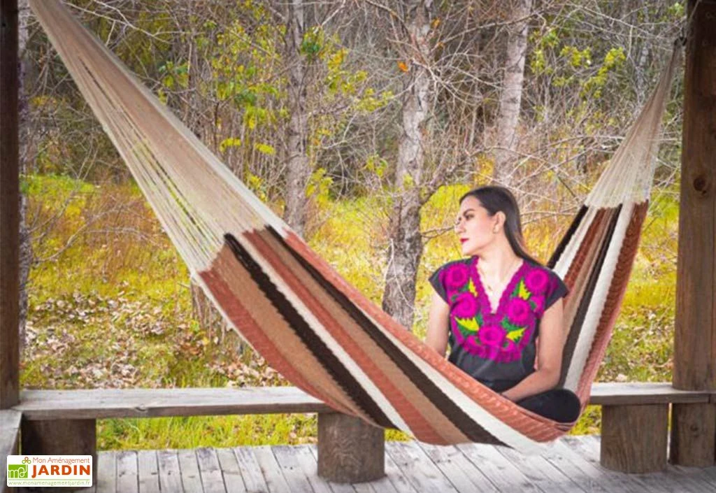 Hamac En Nylon Fait Main 1,80 X 2,30 M - Tecolote XL 3 Hamac En Nylon Fait Main 1,80 X 2,30 M - Tecolote XL