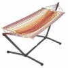 Set Hamac Avec Support En Métal Latina Rouge Orange Ecru -Solid || Axi || EXIT TOYS Soldes Boutique hamac support metal latina orange jobek 3