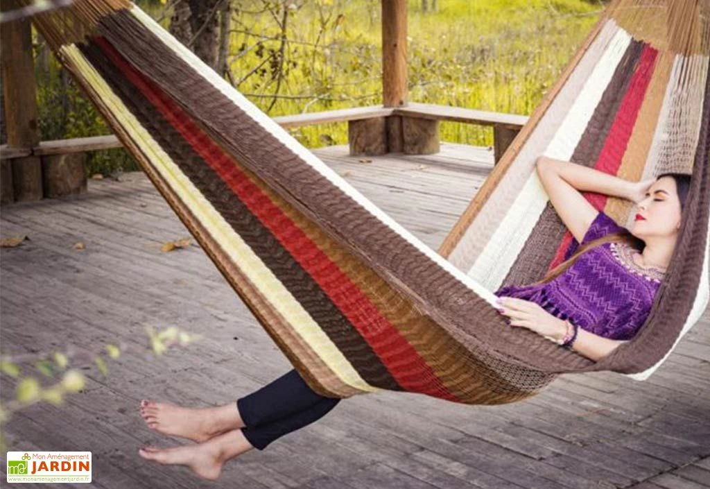 Hamac En Nylon Fait Main 1,80 X 2,30 M - Tecolote XL 5 Hamac En Nylon Fait Main 1,80 X 2,30 M - Tecolote XL – Image 3